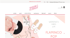 Desktop Screenshot of madameflamingo.com
